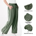 thumbnail image 3 of Rolanko Parachute Pants for Girls Y2K Cargo Trousers with Pockets Harajuku Jogger Pants, 3 of 7