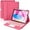 Pink, variant on MoKo Touch Keyboard Case for iPad (A16) 11th Generation 11 inch 2025, iPad 10th Generation 10.9 inch Case with Pencil Holder, 7 Colors Backlit Detachable Bluetooth Keyboard, Navy Blue