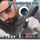 thumbnail image 5 of Juego de soldador portátil USB, minisoplete para soldar para estudiantes, herramientas de reparación inalámbricas con batería de litio, 5 of 6