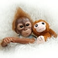 thumbnail image 3 of Amdohai Poupée Singe Réaliste de 21 Pouces Bébé Singe Réaliste Reborn Peinture Faite à la Main, 3 of 7