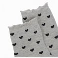 thumbnail image 6 of Women's Ankle Socks with Allover Heart Print and Soft Ribbed Cuff Trim - Multicolored-2, 6 of 7