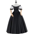 thumbnail image 2 of Women's Rococo Ball Gown Lace Sleeve Historical Victorian Dress Civil War Southern Belle Gown, 2 of 7
