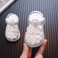 thumbnail image 5 of Duqingm Girls Summer Sandals Boys Girls Sandals Open-Toe Summer Outdoor Unisex Child Sport Sandals Athletic Lightweight White,4.5, 5 of 7