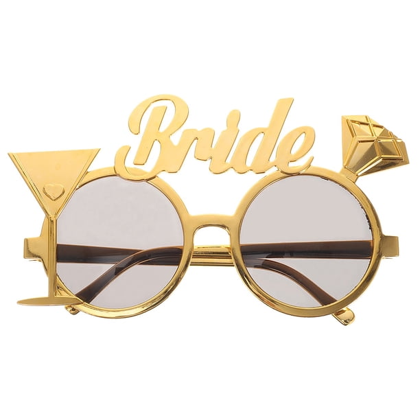 KAKOWELY Gafas de recuerdo de fiesta, gafas con temática de novia, gafas para despedida de soltera, decoración de gafas