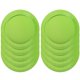 thumbnail image 1 of Platos desechables, platos redondos de papel, suministros para recuerdos de fiesta en casa, 10 Uds. (verde), 1 of 4