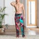 thumbnail image 2 of Fotbe Psychedelic Hairless Cat Pantalones de Pijama para Hombre, Pantalones de Dormir, Pantalones de Casa con Cintura Ajustable y Bolsillos-Medium, 2 of 6