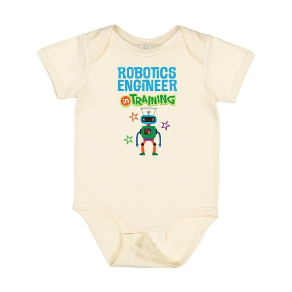 Inktastic Future Robotics Engineer in Training Funny Robot Career Boys or Girls Baby Bodysuit