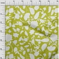 thumbnail image 3 of oneOone Rayon Lime Green Fabric Jacobean Floral Silhouette Sewing Material Print Fabric By The Yard 56 Inch Wide, 3 of 4