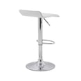 thumbnail image 2 of Nicer Furniture AP5540-WT-1 Faux Leather Air Lift Adjustable Height Bar Stool, White, 2 of 2