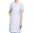 thumbnail image 4 of Bata de laboratorio Yuyangstore Blanca Transpirable Manga corta XS, 4 of 8