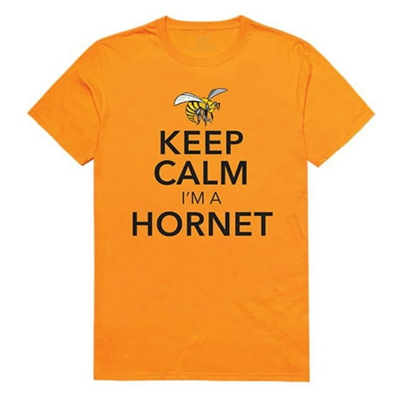 Alabama State Keep Calm Mens Tee - Gold - Medium