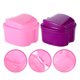 thumbnail image 3 of Estuche portátil para guardar dentaduras postizas con filtro, estuche de limpieza para retenedores, ideal para viajes, ideal para dentaduras postizas, retenedores de ortodoncia y protectores bucales, 3 of 8