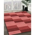 thumbnail image 2 of Ahgly Company Indoor Round Patterned Love Red Area Rugs, 7' Round, 2 of 6