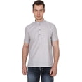 thumbnail image 1 of Royal Men's Cotton Blend Straigh Kurta Grey, 1 of 1