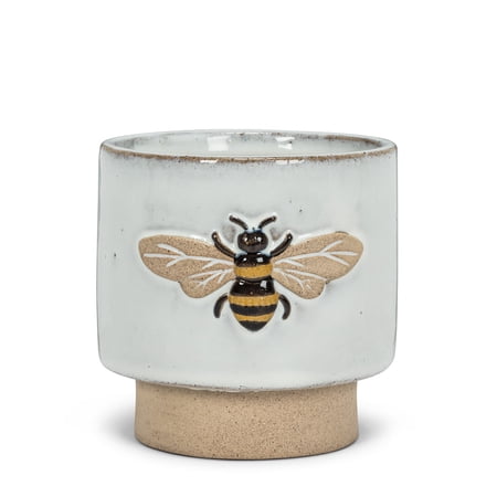 Set of 12 Medium Single Emboss Bee Planter