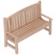 thumbnail image 3 of Muebles en miniatura para casa de muñecas, silla de banco de madera, juego de muebles de jardín para decoración de casa de muñecas a escala 1:12, 4 Uds., 3 of 8