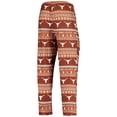 thumbnail image 5 of Men's Concepts Sport Texas Orange Texas Longhorns Ugly Sweater Knit Long Sleeve Top and Pant Set, 5 of 5