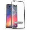 thumbnail image 6 of iPhone XR Clear Case, Slim Transparent Kickstand Cover (Reveal) Silver, 6 of 6