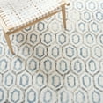 thumbnail image 6 of SAFAVIEH Metro Jessamine Geometric Runner Rug, Ivory/Blue, 2'3" x 9', 6 of 8