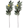 thumbnail image 1 of 2 Unids Simulated Lemon Plant Decor Artificial Green Plant Decor para el hogar (verde), 1 of 6
