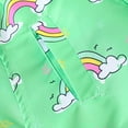 thumbnail image 6 of Herrnalise Child's Hooded Windbreaker Zipper Shirt Cartoon Rainbow Coat Water Proof Jacket Savings !, 6 of 9