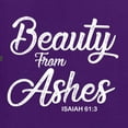 thumbnail image 5 of Wild Bobby Beauty From Ashes Isaiah 61:3 Inspirational/Christian Women Graphic Long Sleeve Tee, Purple, Medium, 5 of 5