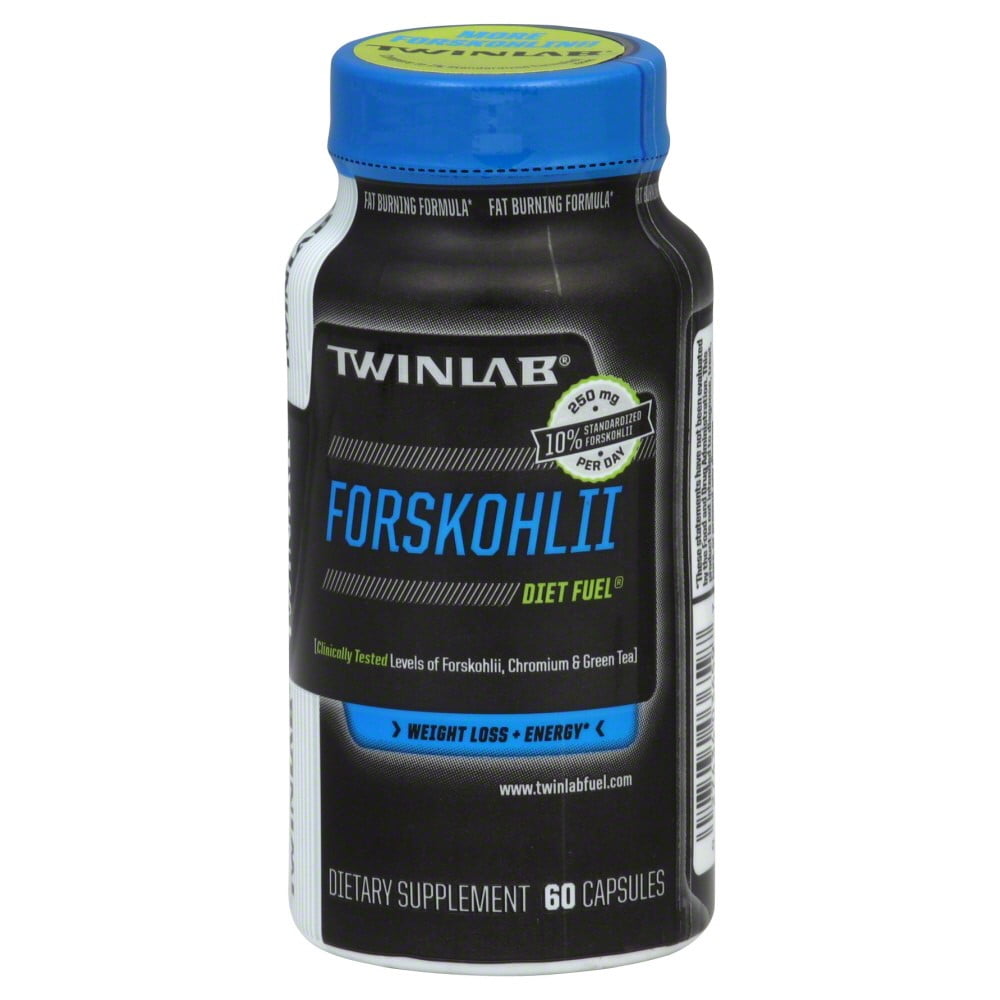 Twinlab Forskohlii Diet Fuel Weight Loss Capsules, 60 Ct