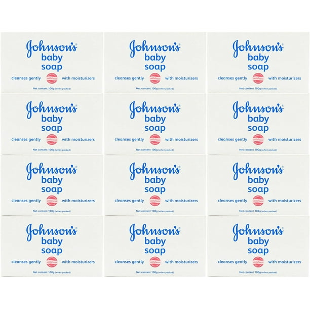 Johnson's Baby Gentle Bar Soap with Moisturizer, 3.5 Ounce / 100 Gram