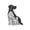 Black + White Dog, variant on Monica + Andy, Organic Cotton One-Piece Coverall, Sizes Newborn - 18-24 Months