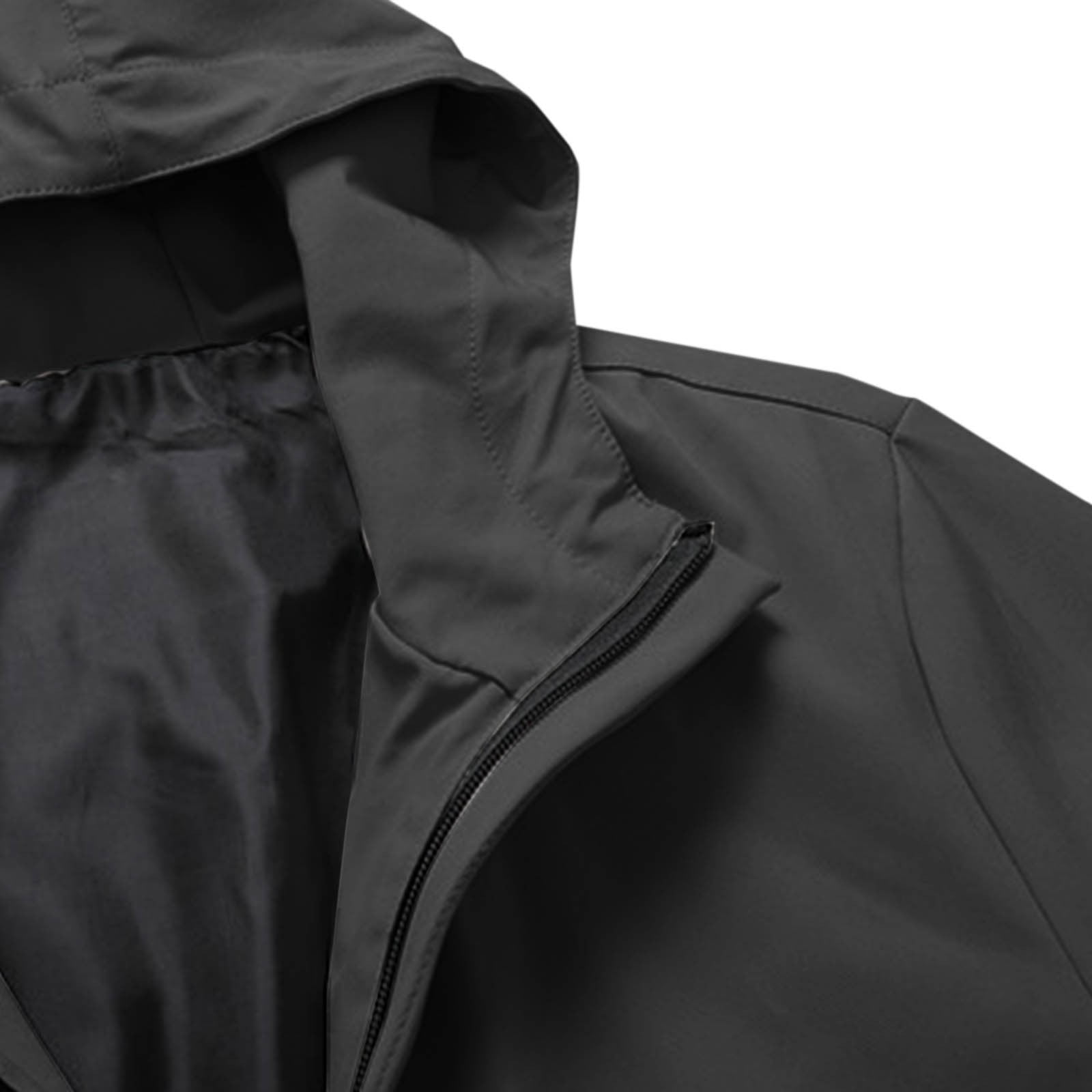 ジャケット・アウター Name.\"C/NYLON HOODED OVER COAT\" JUUYY Men 's Trench Coat Duffle Hooded Jacket Stylish Mid