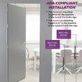 thumbnail image 3 of ADA CENTRAL SIGNS - 6" X4" Meeting Room Sign - ADA Compliant Tactile Graphics Grade 2 Braille Text Acrylic Wall Sign | Privacy, Interview, Room Name Sign for Schools, Hospitals, Offices, & Apartments, 3 of 6