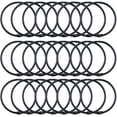 thumbnail image 4 of POLIWELL 24 Pack Black Shower Curtain Rings,Metal Round Hooks for Bathroom Rustproof Accessories,Loose Leaf Rings for Bathroom Shower Rod, 4 of 8