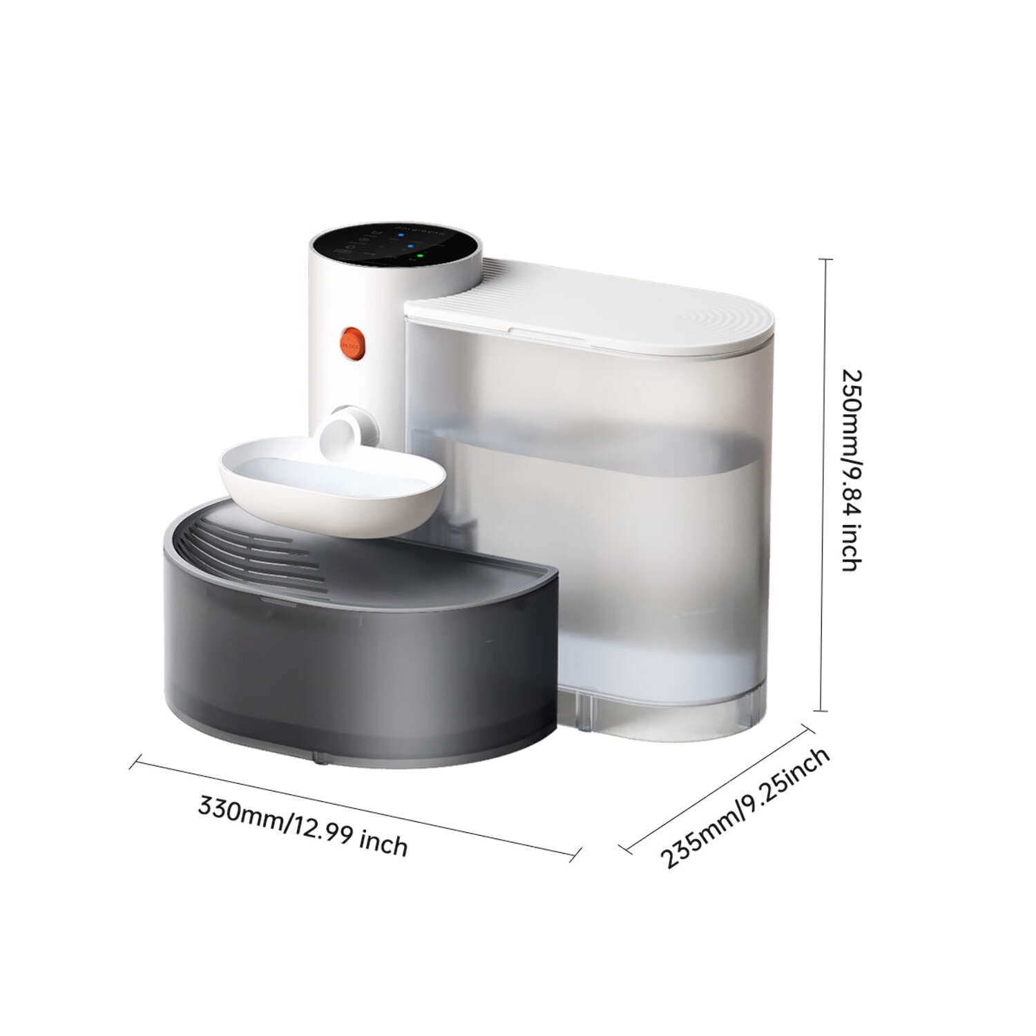 Lovely Caves Wireless Filter Free Cat Water Fountain