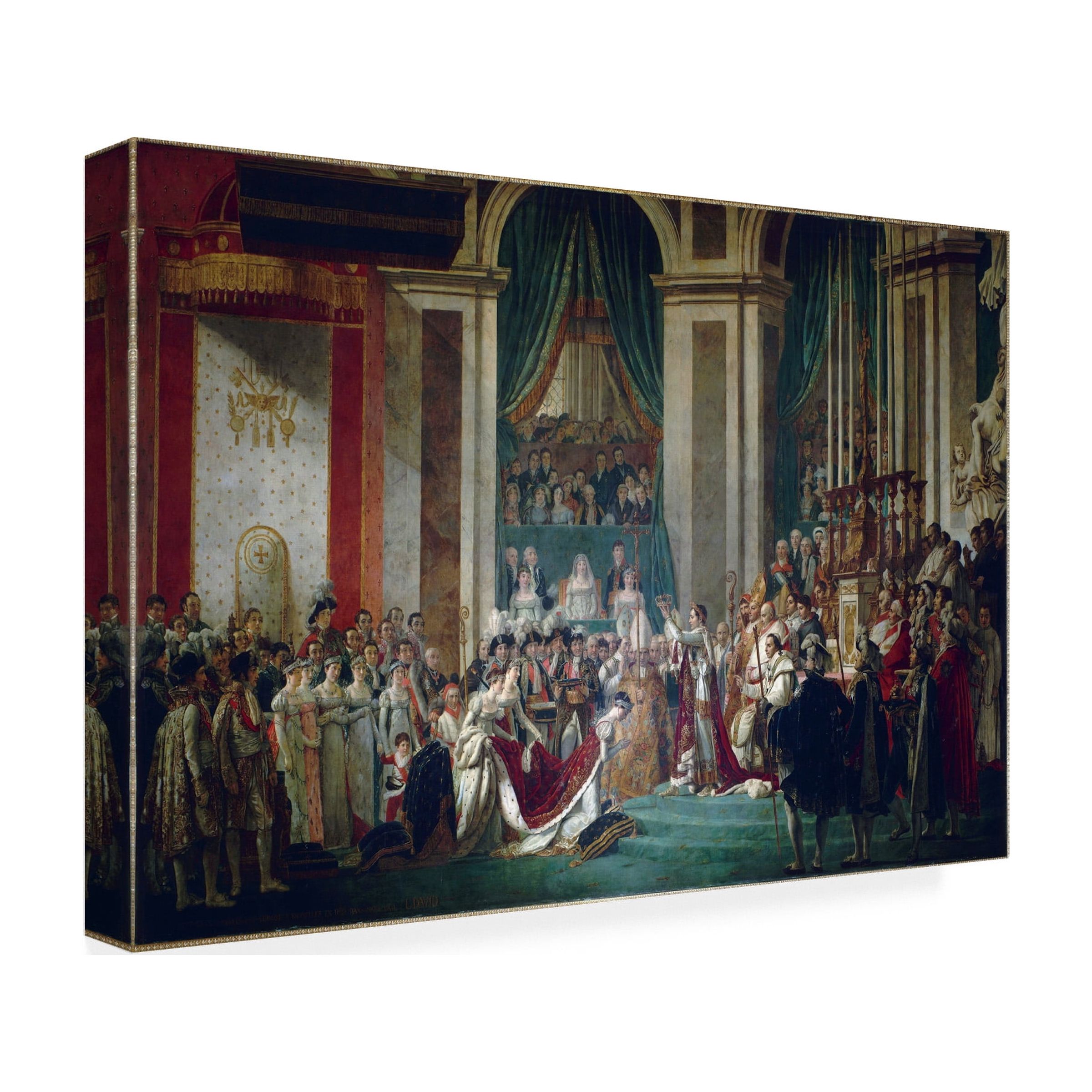 David 'Coronation Of Napoleon And Josephine' Canvas Art