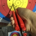 thumbnail image 2 of Tijera de tiro con arco Sunnimix herramienta removedor de objetivo goma con clip de cinturón rojo, 2 of 8