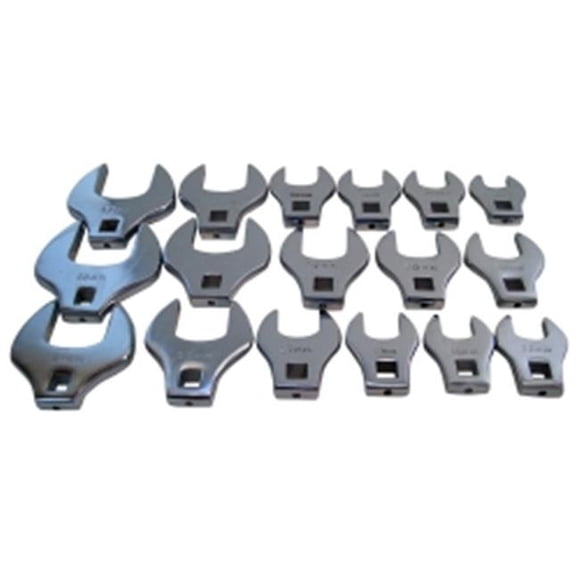 50in. Drive Jumbo Crowfoot Wrench Set - 17 Pieces