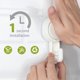 thumbnail image 3 of Set of 4 Suction Cup Hook, Plastic Wall Hook Strong Max 5 kg Without Drilling Vacuum Hook Reusable 1000 Times Rotating Hooks and Coat Hooks for Home K, 3 of 5