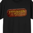 thumbnail image 2 of Five Nights At Freddy's Freddy Fazbear's Pizza Sign Crew Neck Short Sleeve Men's Black T-shirt-XXL, 2 of 3