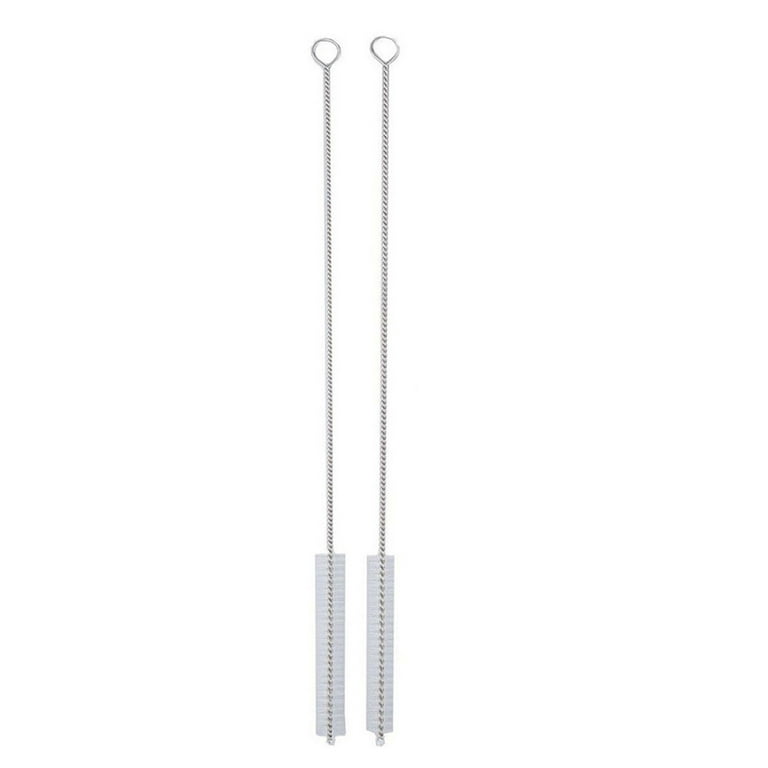 OUNONA 1 Pc Stainless Steel Drinking Straw Brush Cleaner Brush for Yeti  Straws (20x0.8cm)