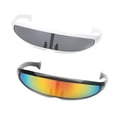 thumbnail image 1 of Gafas de sol BLESIY 2 piezas con escudo de cíclope para Cosplay lente espejada, 1 of 8