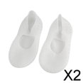 thumbnail image 1 of 2x Gel de Silicona Calcetín Hidratante Pie Agrietado Cuidado de La Piel Protector Masajeador L , 2 piezas, 1 of 8