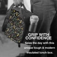 thumbnail image 6 of Picia Wasp and Florals Lunch box Lunch bag for men women Large capacity Lunchbox Reusable Lunch bags Insulated Lunch bag Lunch box cooler, 6 of 9