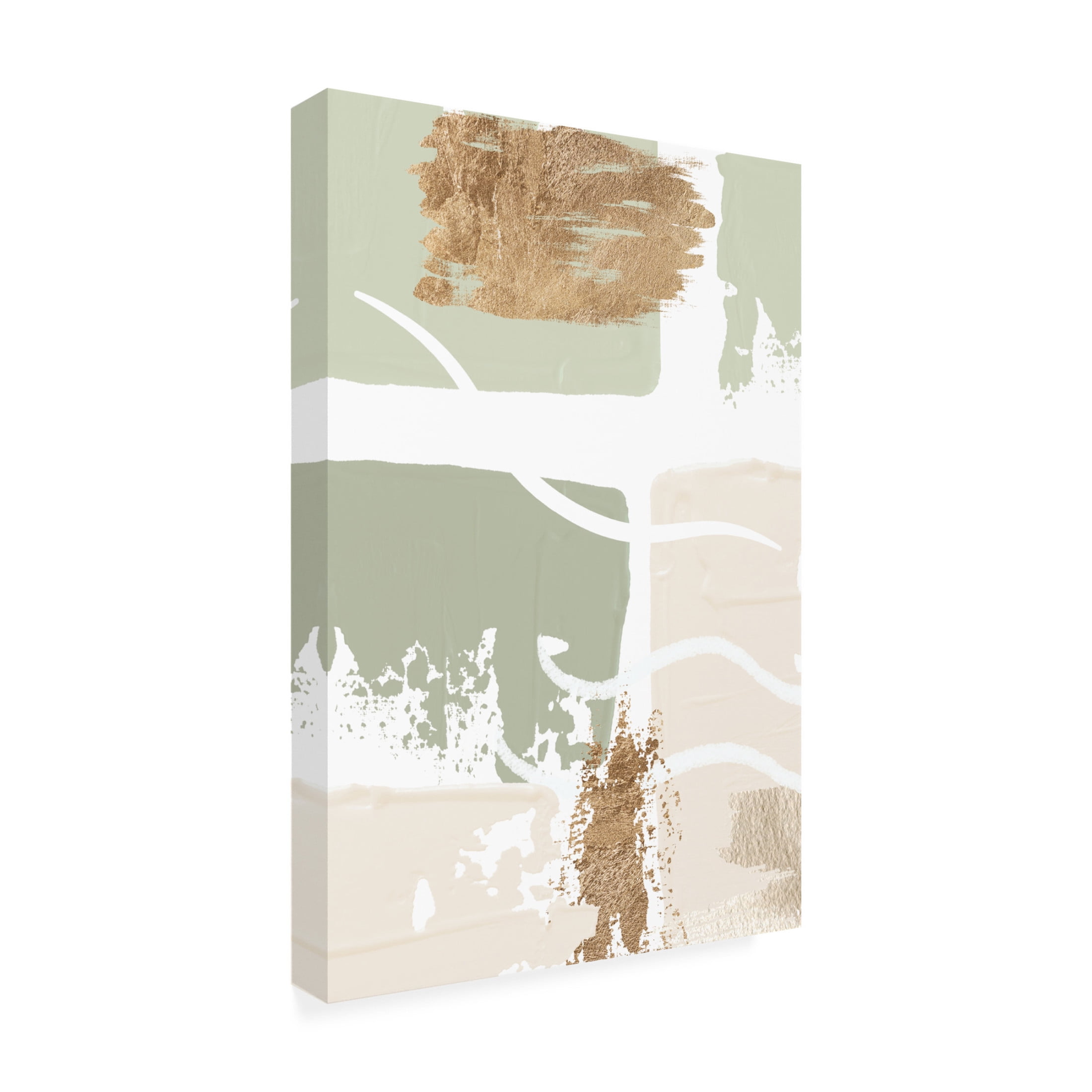 Trademark Fine Art Sally Ann Moss simply green1 Canvas Wall Art