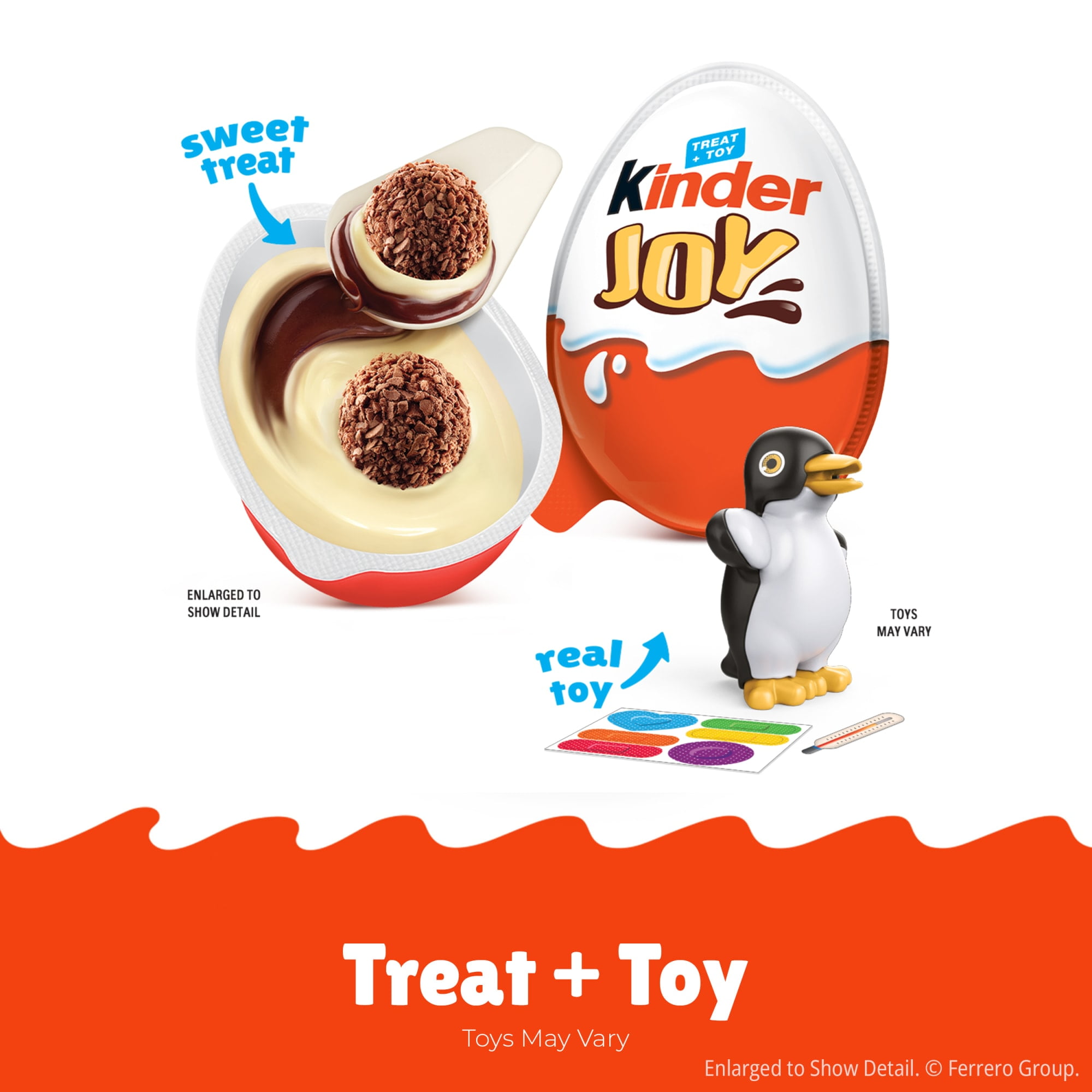 Kinder - Brandclub - Kinder Joy Eggs, 3 Count, Treat Plus Toy