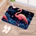 thumbnail image 5 of Flamingo Polyester Non-Slip Office Mat & Kitchen Rug, Machine Washable Door Mats, 5 of 6