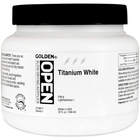 UPC: 0738797738072 | Golden Open Acrylic Paint  32 oz  Titanium White