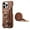 Brown, variant on For iPhone 13 Phone Case,With 360° Rotatable Ring Kickstand,Detachable Long Shoulder Strap,Card Slots,Shockproof Anti-fall PU Leather Anti-Scratch Back,Durable Wallet Phone Case,Gray