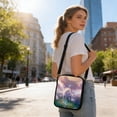 thumbnail image 1 of FcBaudy Inclined Shoulder Bag Handbag Horse Images Printed Patterns Casual Travel Portable Storage Bag Can Adjust Shoulder Straps Compartments For Classified Storage Polyester crossbody satchel wrap, 1 of 7