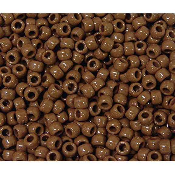 Jolly Store Crafts Tiger Eye 9x6mm Pony Beads, Made in USA, 500pcs