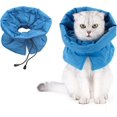 thumbnail image 1 of Cat Recovery Collar, Soft Adjustable Cat Cone Collar, Breathable Cat Neck Protective Collar After Surgery Stop Licking, Elizabethan Collar, Lightweight Waterproof Pets Cone Alternative(S), 1 of 7